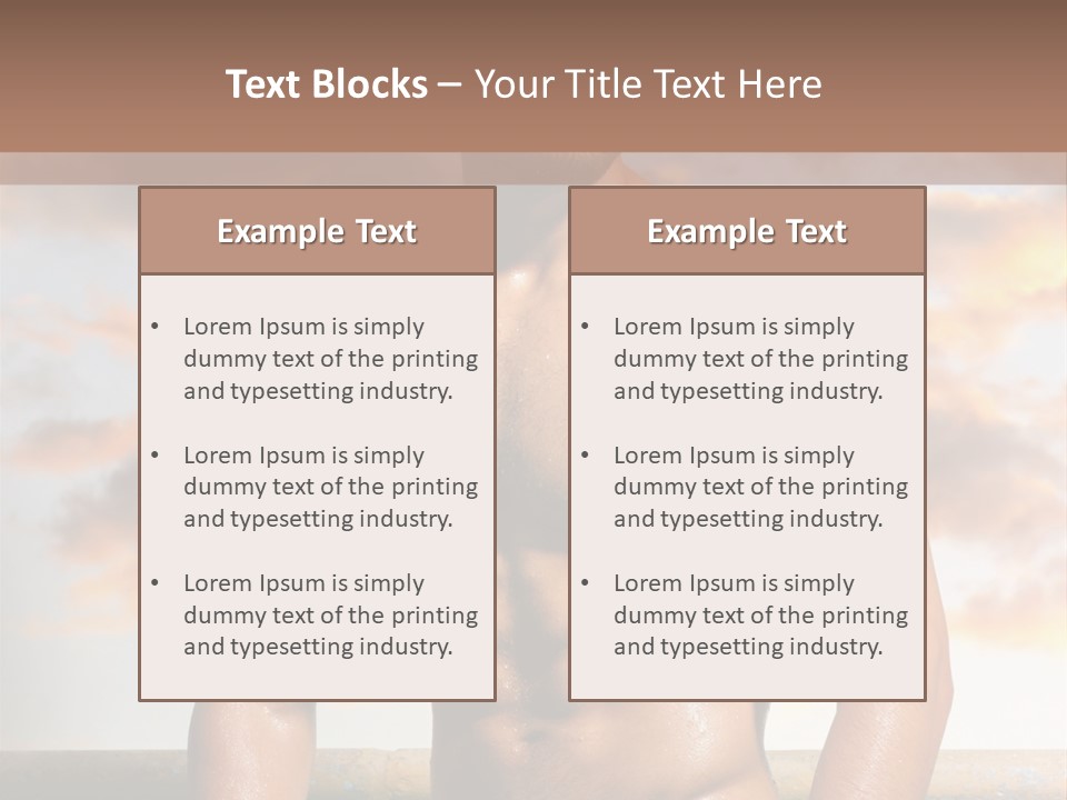 Abs Water Arm PowerPoint Template