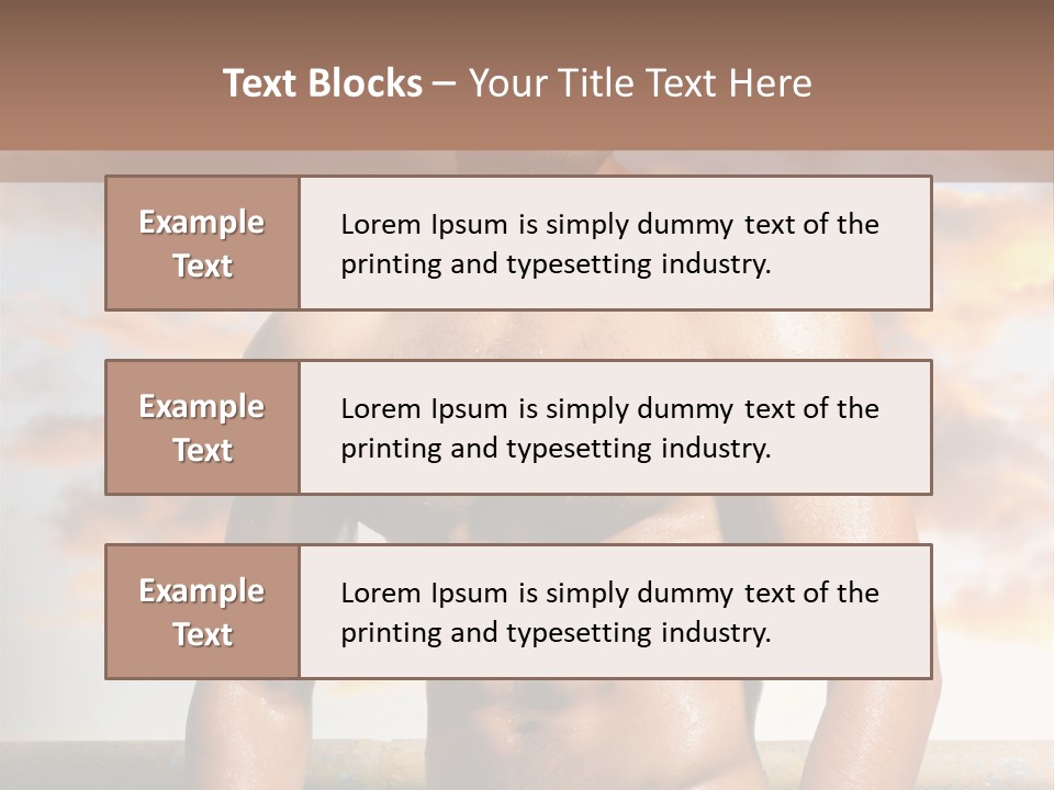 Abs Water Arm PowerPoint Template