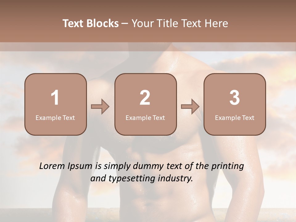 Abs Water Arm PowerPoint Template