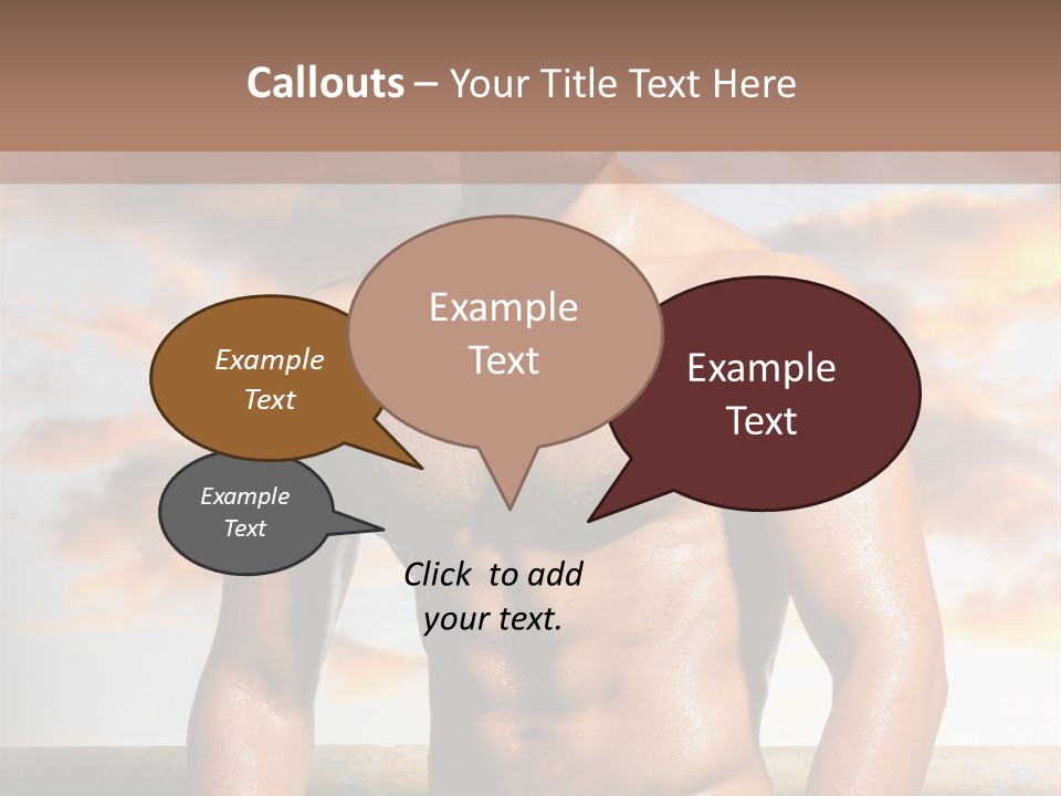 Abs Water Arm PowerPoint Template