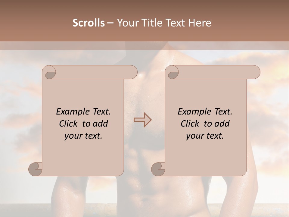 Abs Water Arm PowerPoint Template