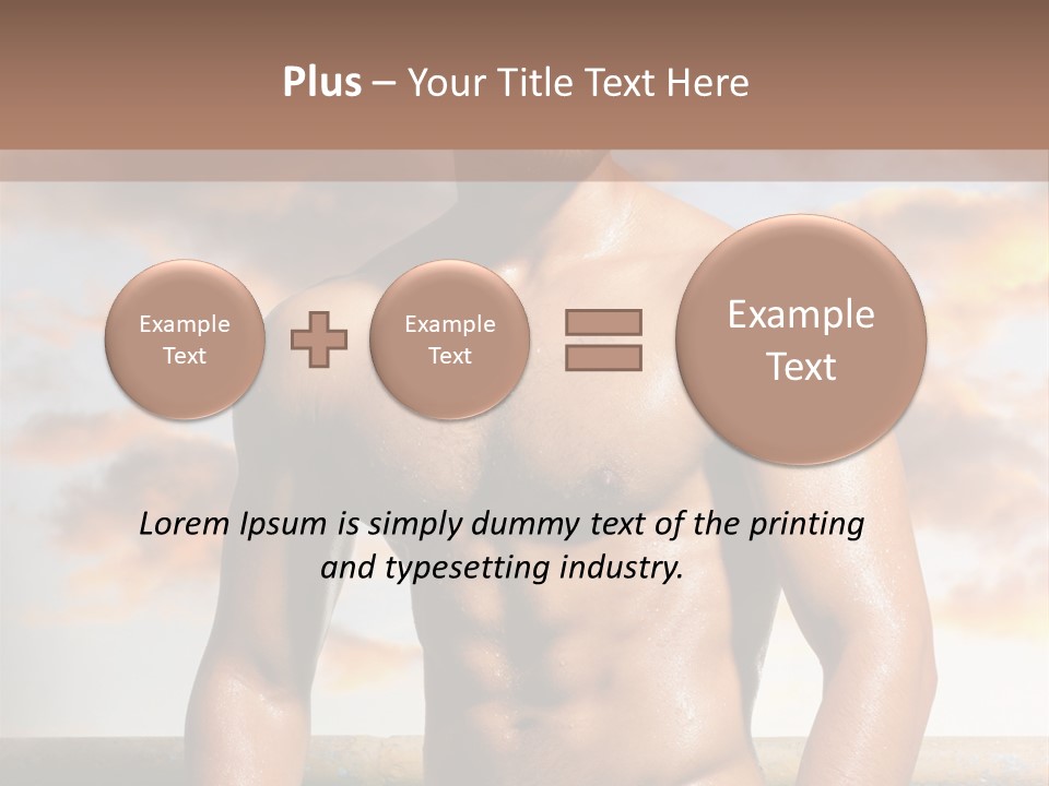 Abs Water Arm PowerPoint Template