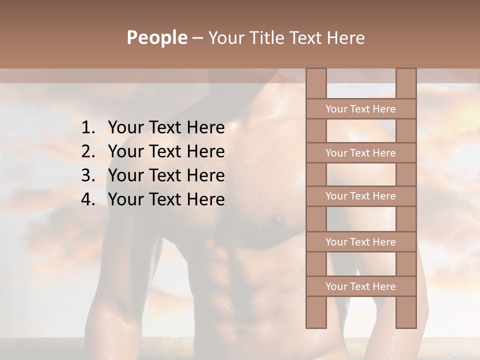 Abs Water Arm PowerPoint Template