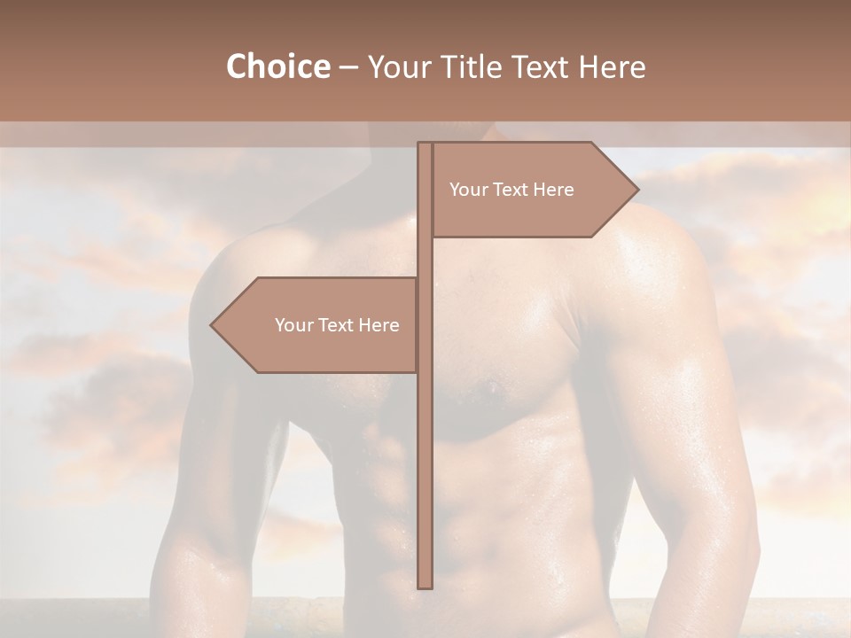 Abs Water Arm PowerPoint Template