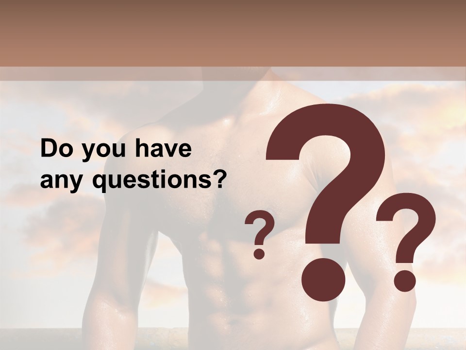 Abs Water Arm PowerPoint Template