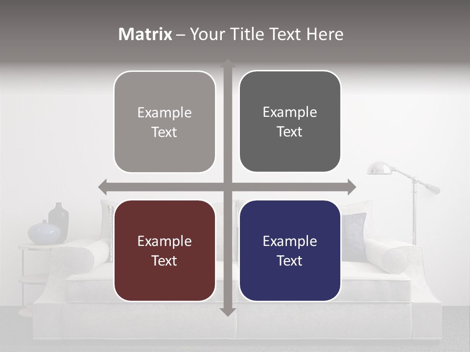 Light Residence Couch PowerPoint Template