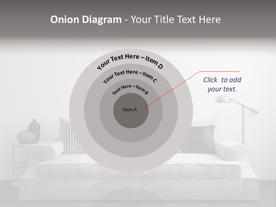 Light Residence Couch PowerPoint Template