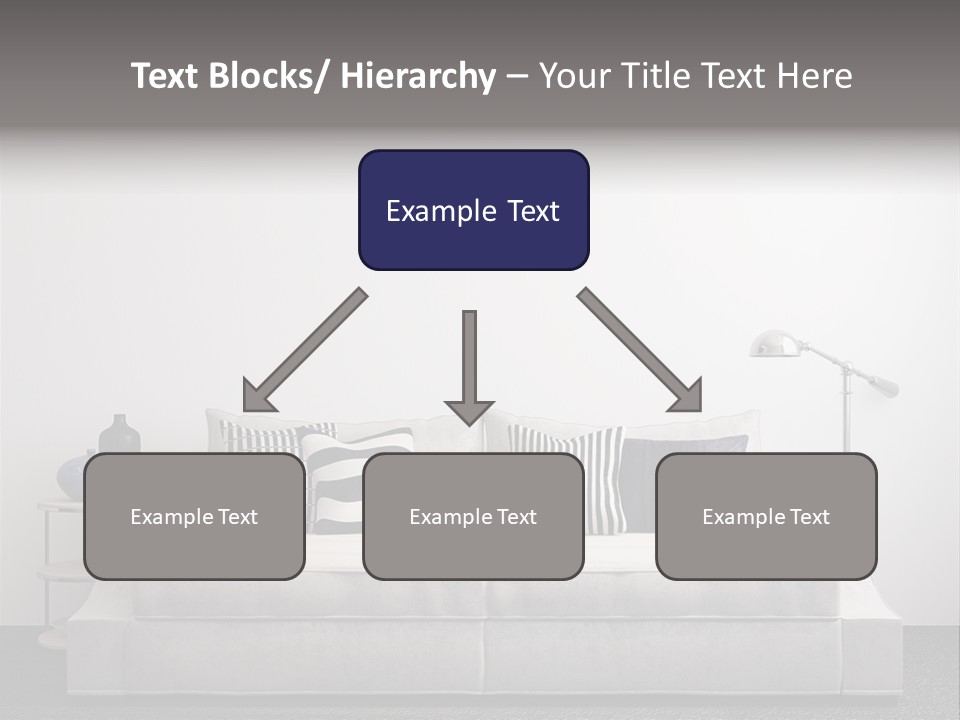 Light Residence Couch PowerPoint Template