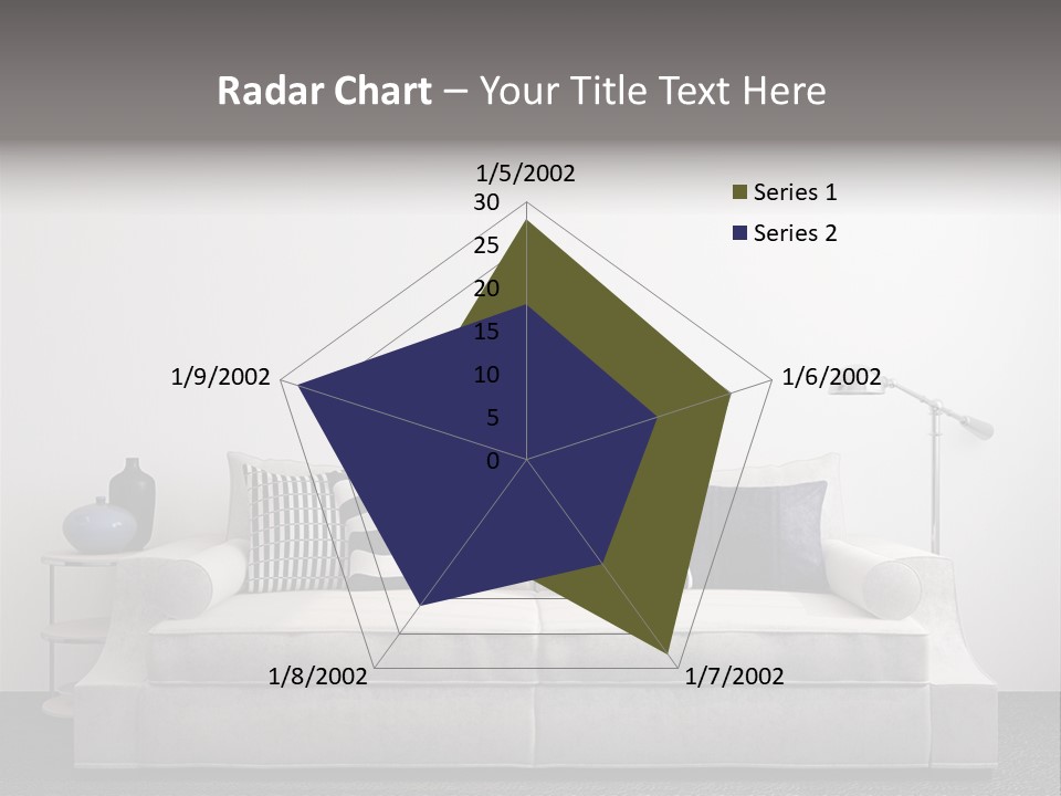 Light Residence Couch PowerPoint Template