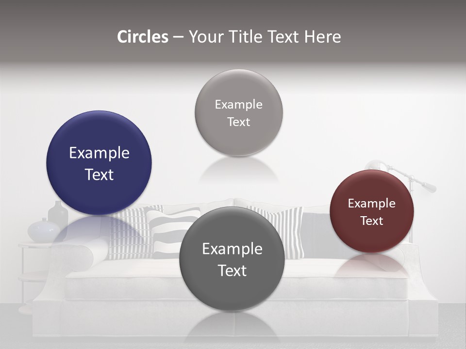 Light Residence Couch PowerPoint Template