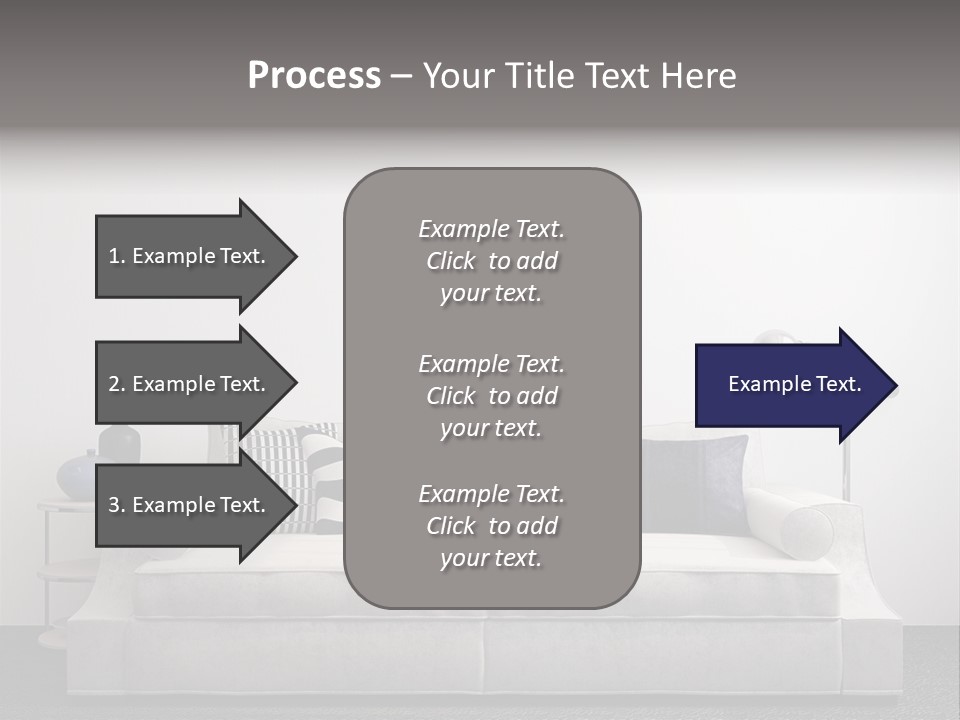 Light Residence Couch PowerPoint Template