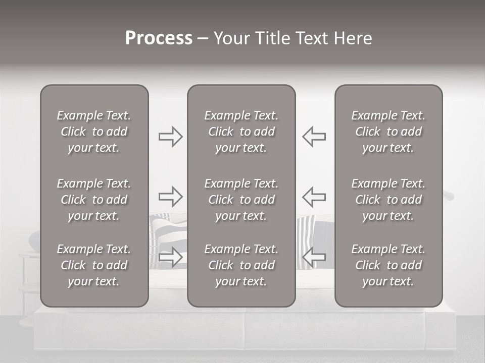 Light Residence Couch PowerPoint Template