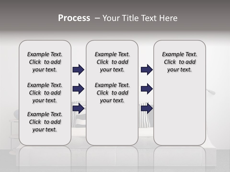 Light Residence Couch PowerPoint Template
