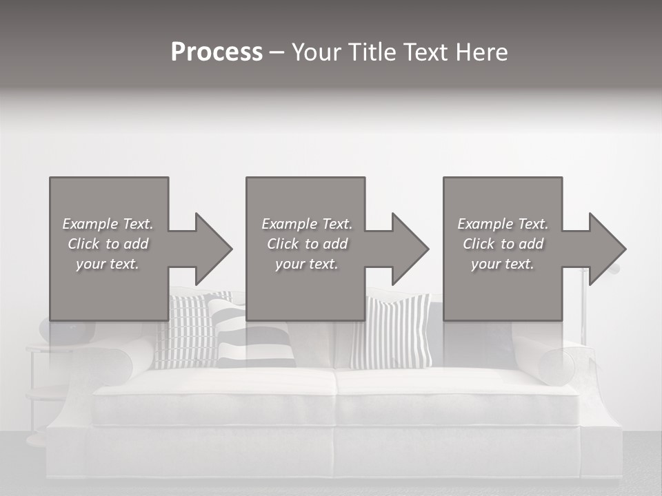 Light Residence Couch PowerPoint Template
