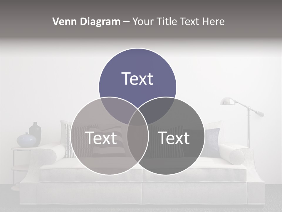 Light Residence Couch PowerPoint Template