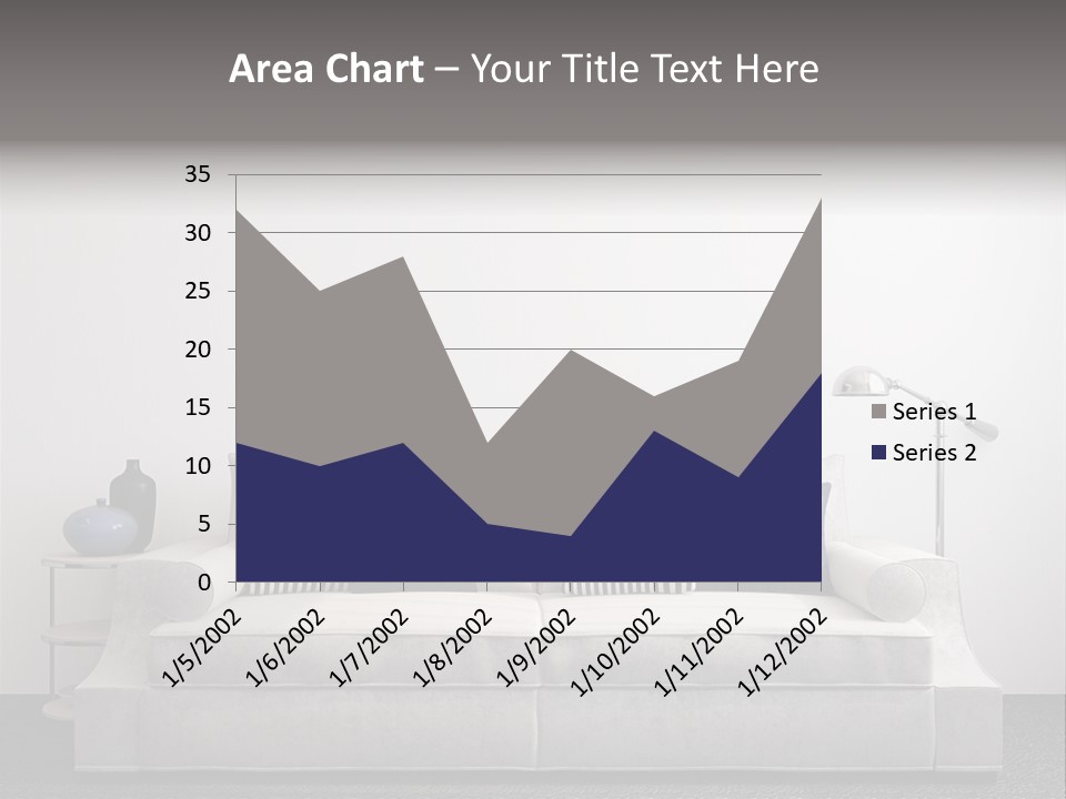 Light Residence Couch PowerPoint Template