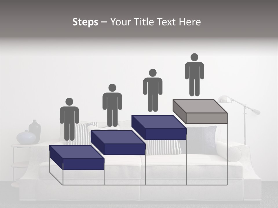 Light Residence Couch PowerPoint Template