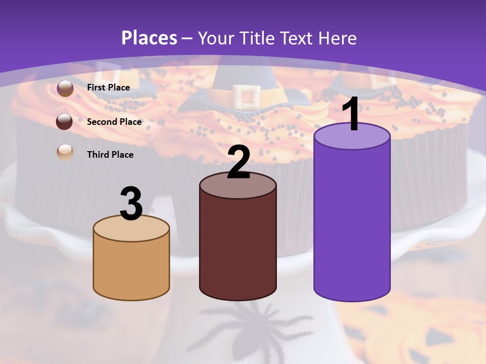 Baked Halloween Party Cakestand PowerPoint Template