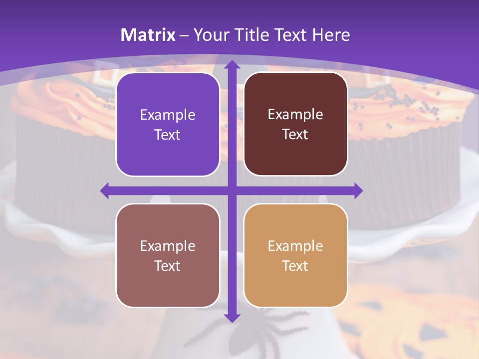 Baked Halloween Party Cakestand PowerPoint Template