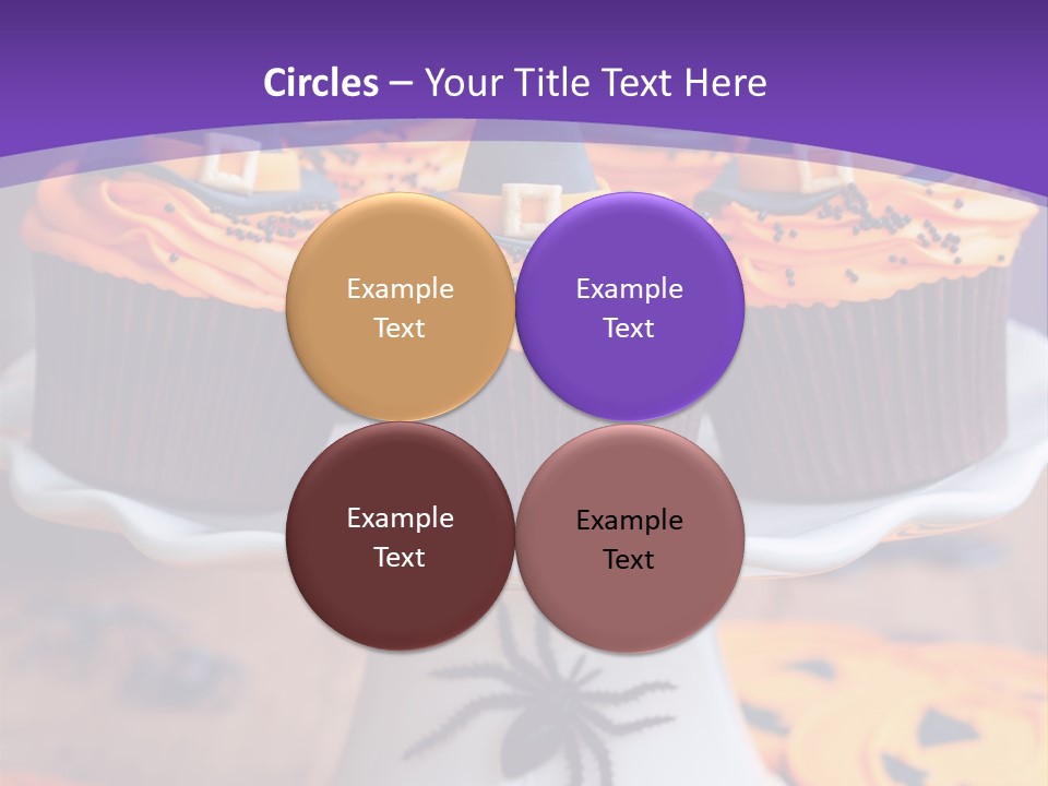 Baked Halloween Party Cakestand PowerPoint Template