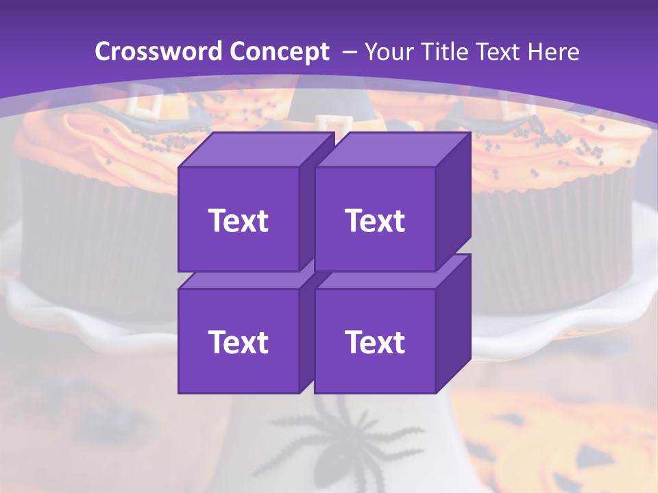 Baked Halloween Party Cakestand PowerPoint Template