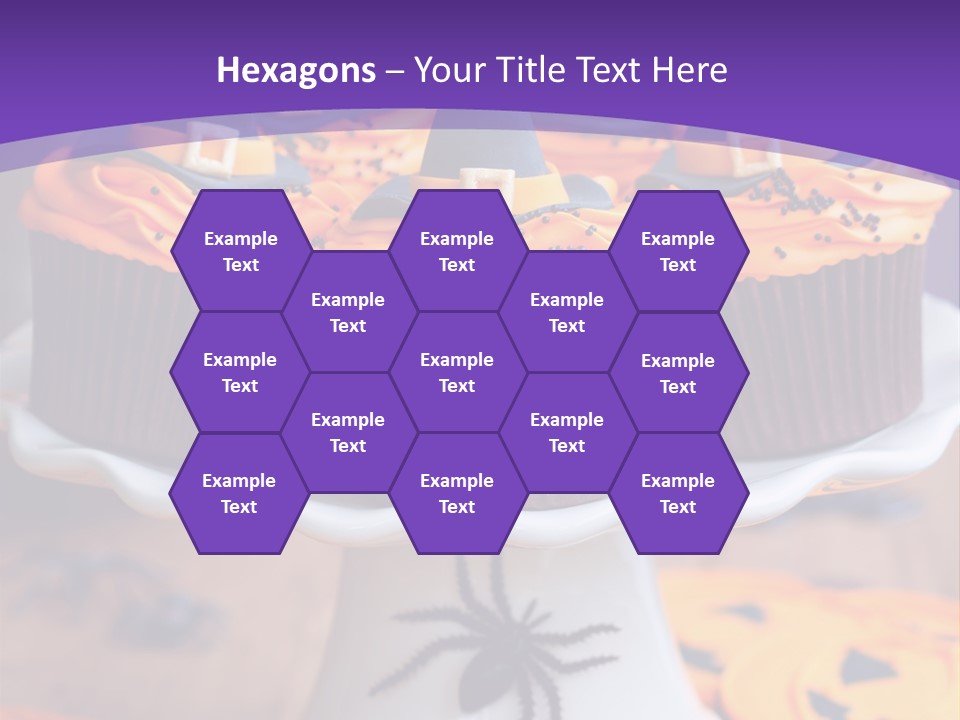 Baked Halloween Party Cakestand PowerPoint Template