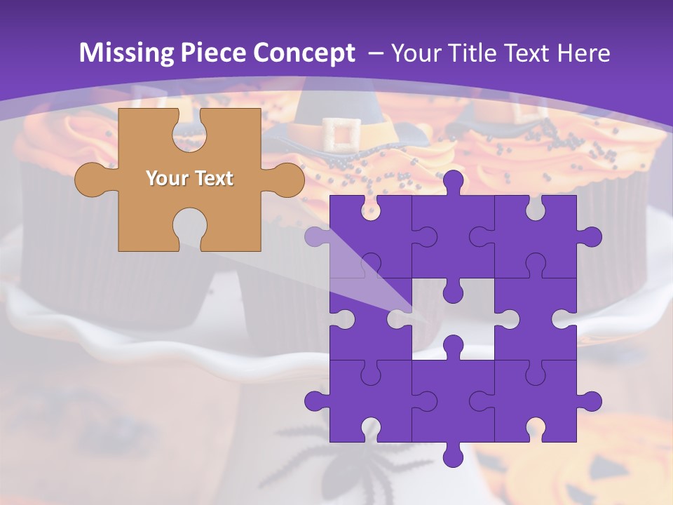 Baked Halloween Party Cakestand PowerPoint Template