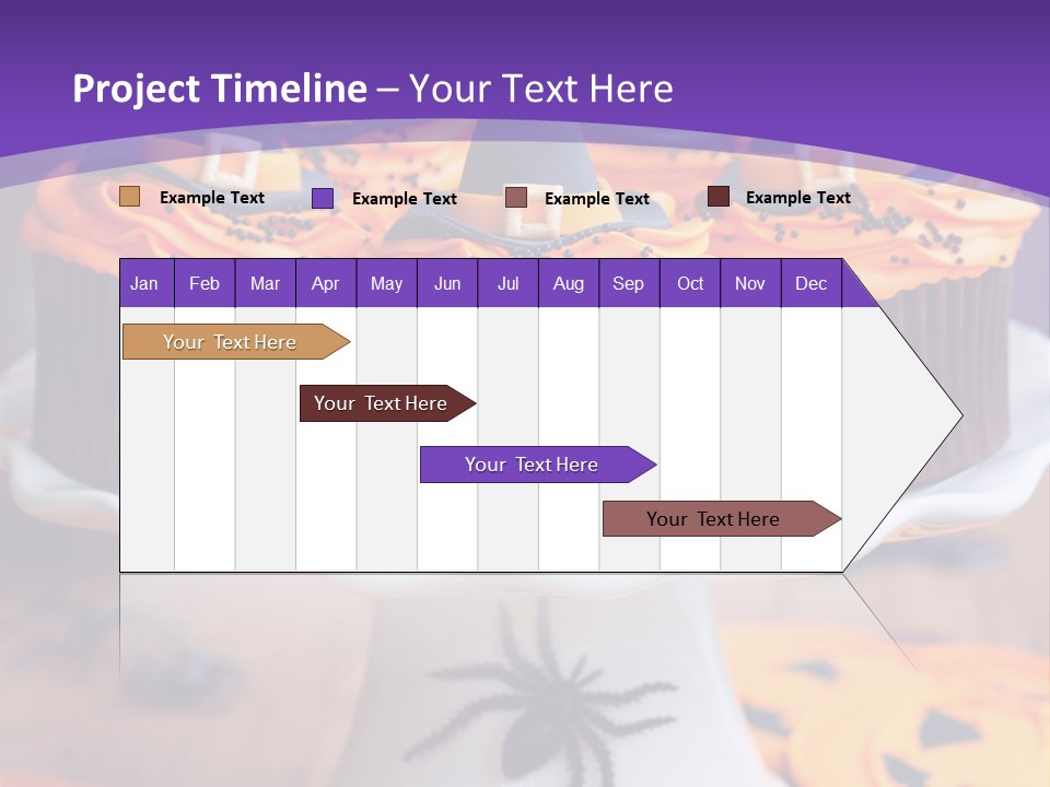Baked Halloween Party Cakestand PowerPoint Template