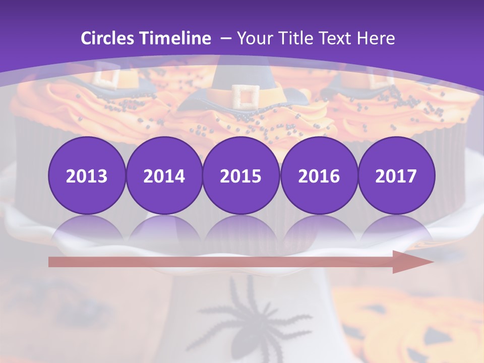 Baked Halloween Party Cakestand PowerPoint Template