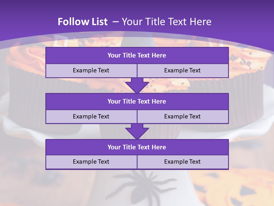 Baked Halloween Party Cakestand PowerPoint Template