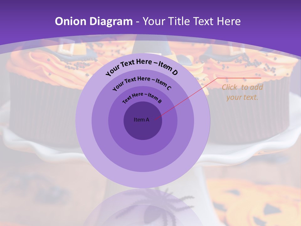 Baked Halloween Party Cakestand PowerPoint Template