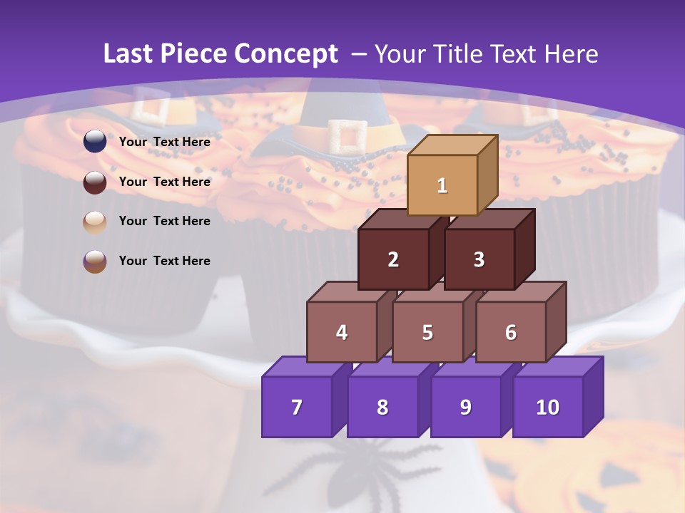 Baked Halloween Party Cakestand PowerPoint Template