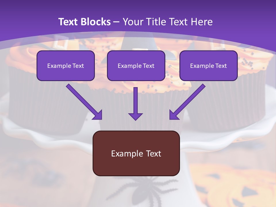 Baked Halloween Party Cakestand PowerPoint Template