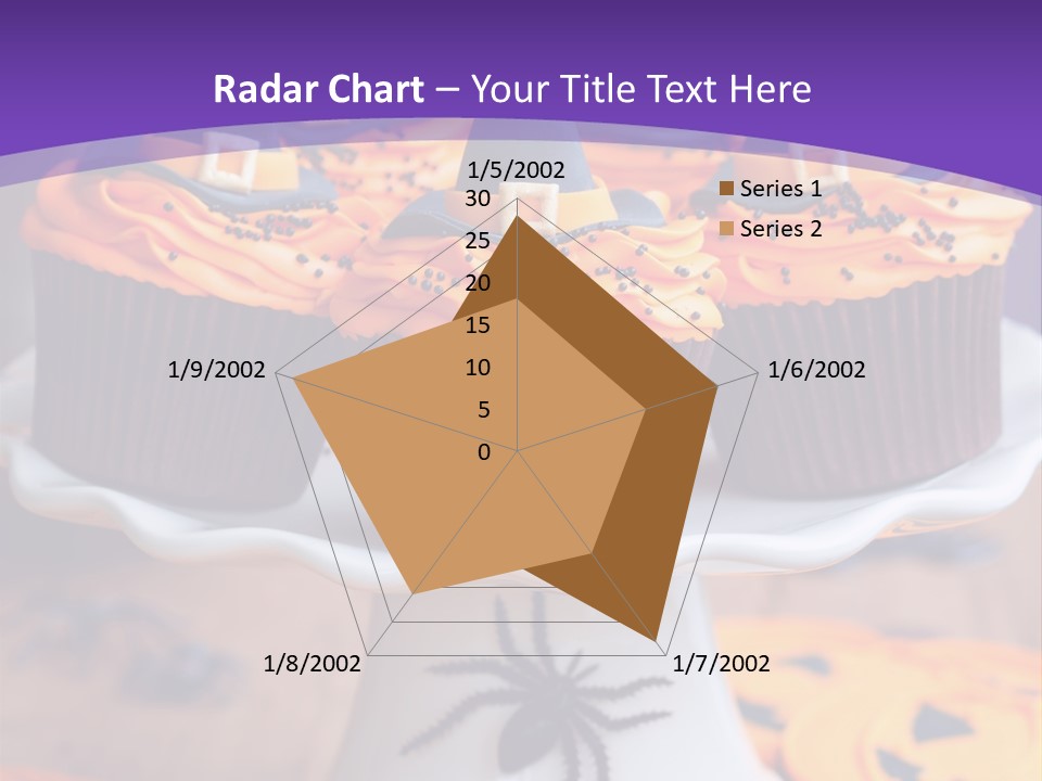 Baked Halloween Party Cakestand PowerPoint Template