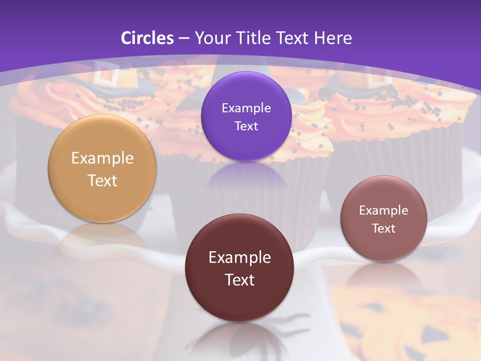 Baked Halloween Party Cakestand PowerPoint Template