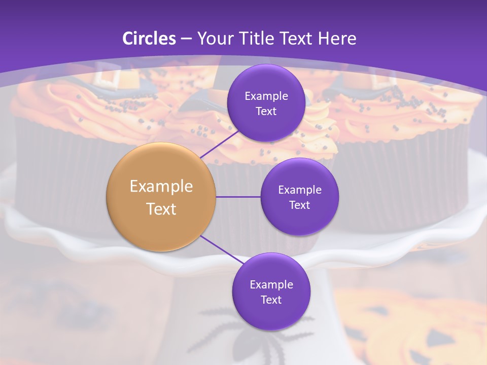 Baked Halloween Party Cakestand PowerPoint Template