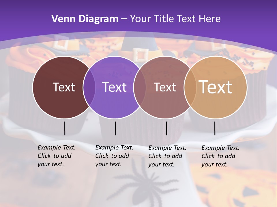 Baked Halloween Party Cakestand PowerPoint Template