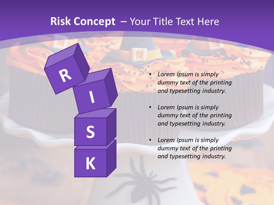 Baked Halloween Party Cakestand PowerPoint Template