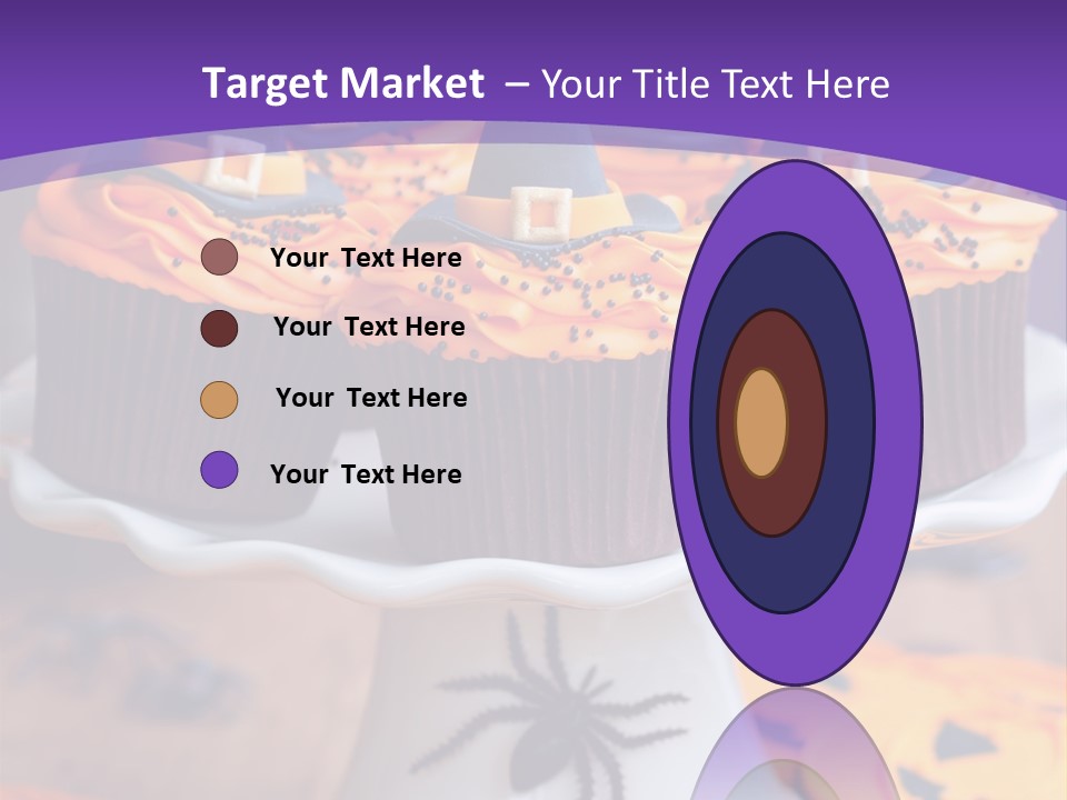 Baked Halloween Party Cakestand PowerPoint Template