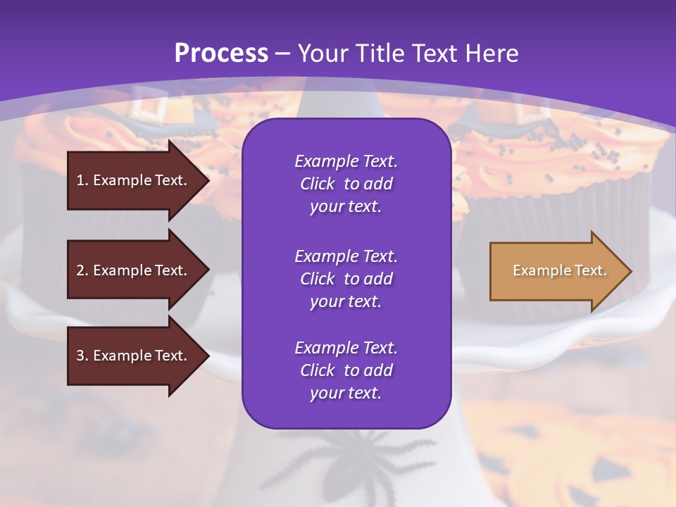 Baked Halloween Party Cakestand PowerPoint Template