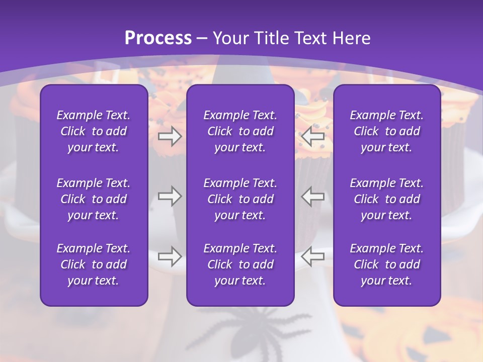 Baked Halloween Party Cakestand PowerPoint Template