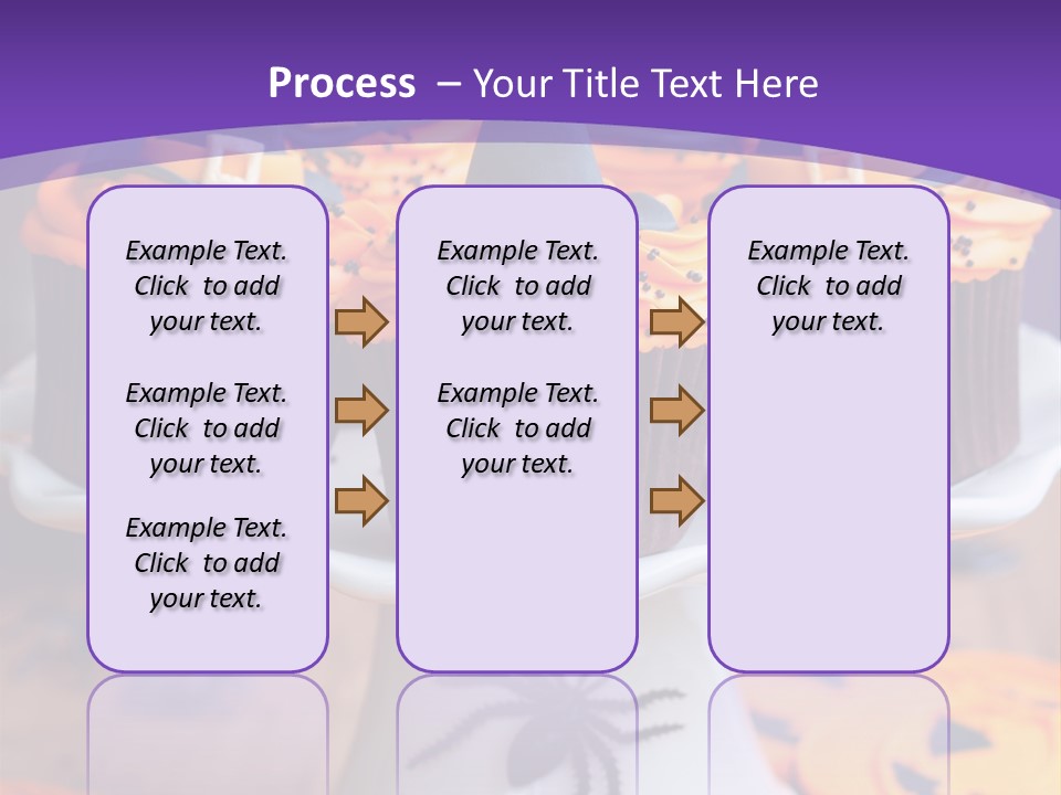 Baked Halloween Party Cakestand PowerPoint Template