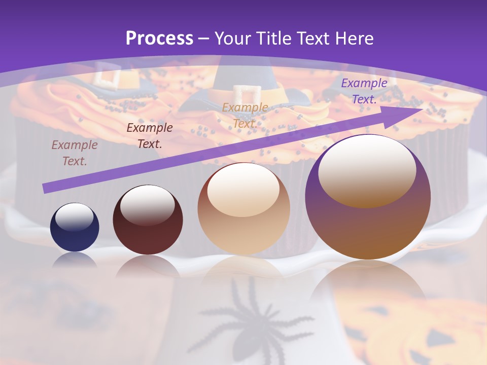 Baked Halloween Party Cakestand PowerPoint Template