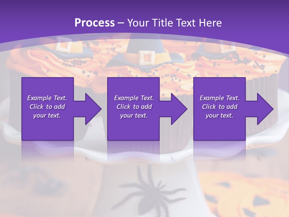 Baked Halloween Party Cakestand PowerPoint Template