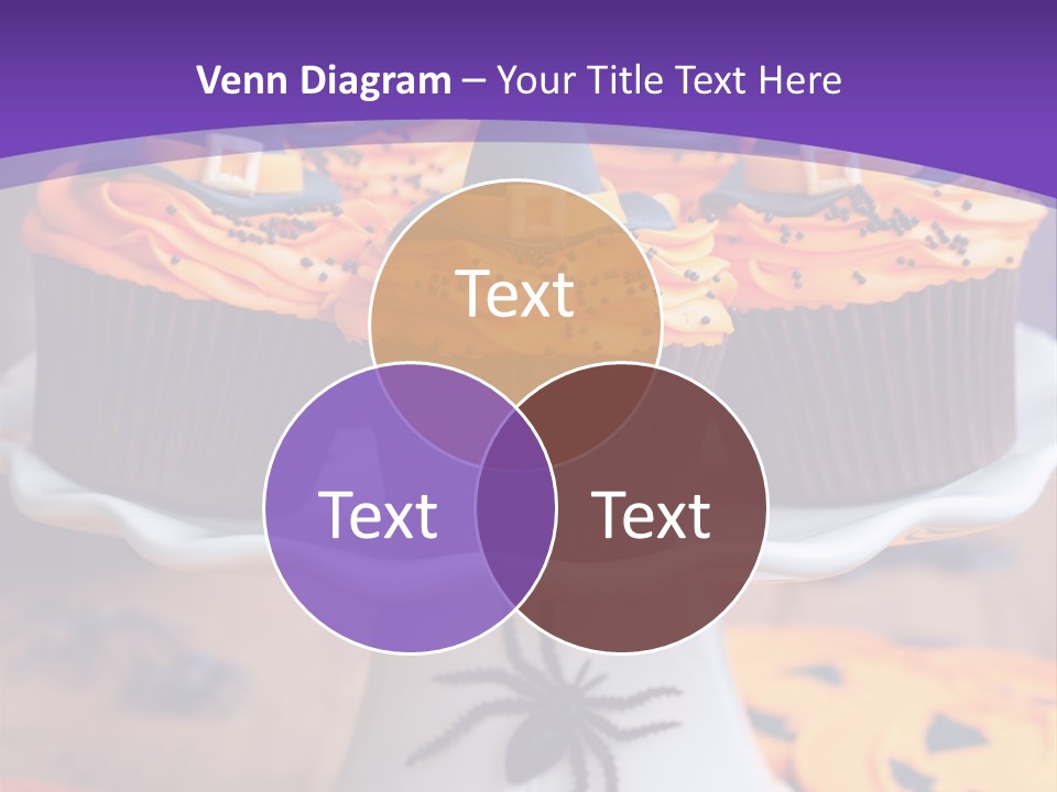 Baked Halloween Party Cakestand PowerPoint Template