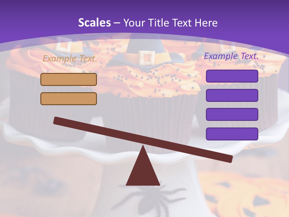 Baked Halloween Party Cakestand PowerPoint Template