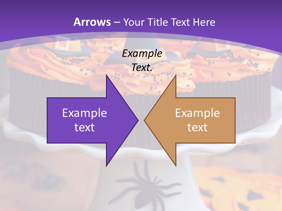 Baked Halloween Party Cakestand PowerPoint Template