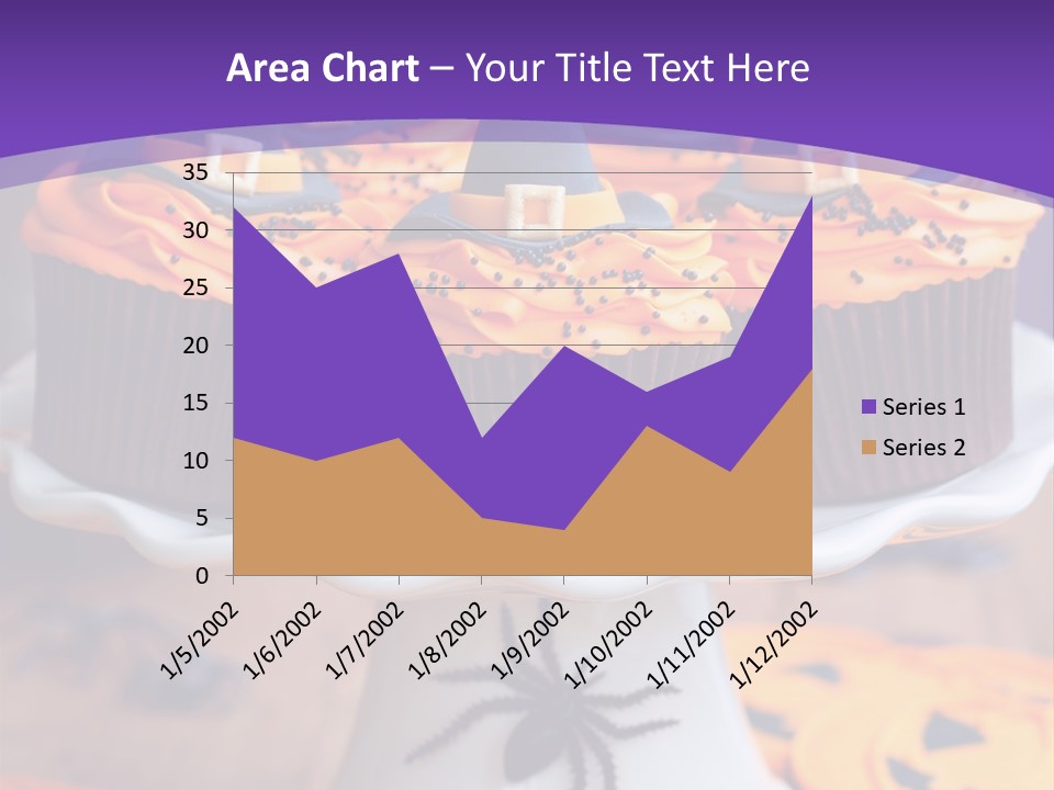 Baked Halloween Party Cakestand PowerPoint Template