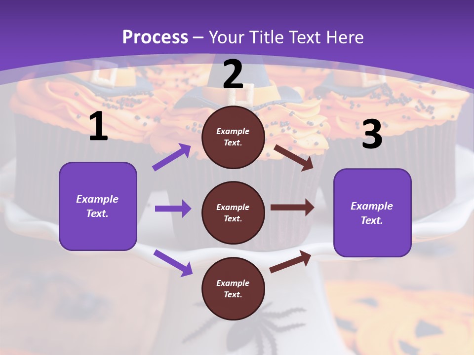 Baked Halloween Party Cakestand PowerPoint Template
