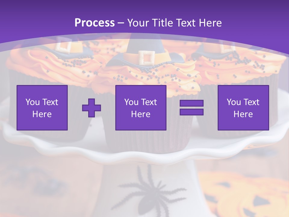 Baked Halloween Party Cakestand PowerPoint Template